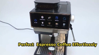 グラインダー内蔵業務用エスプレッソコーヒーメーカー |カフェ用20バール高圧