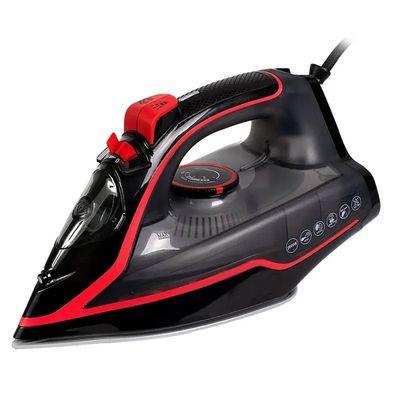 電動フル機能蒸気アイロン 2000-2600W 自浄機能 衣類ケアブース