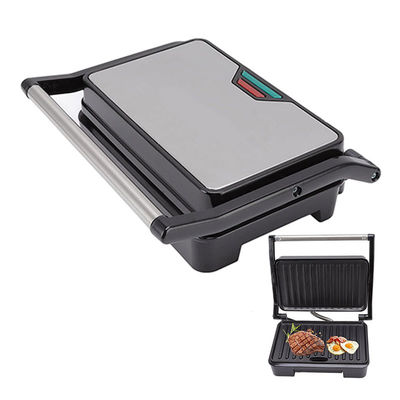 パニニ プレス サンドイッチ メーカー 粘りのない表面 ダブルヒーター ステンレス スチール 朝食 メーカー コンタクト グリル チーズ 卵 ベーコン ステーキ