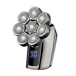 5W 男性用パーソナルケア製品 フローティングヘッドシェイバー 8D 多機能充電可能な剃刀