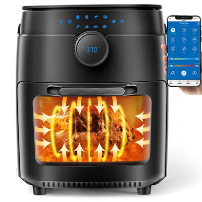 1800W ホワイトエアフライヤーオーブン 12リットルのデジタルエアフライヤー オイルフリー Wtih Wifi Tuya