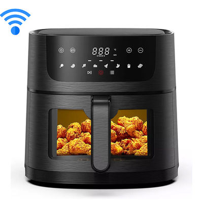 電動Wifi Tuya 3.5L 4L 5.5L 6.5L 8L 9L スマートガラスオイルフリーディープフライヤー