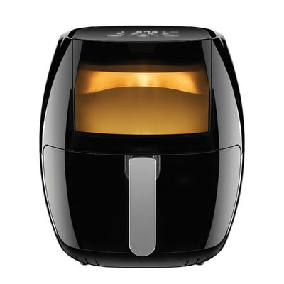 小型キッチン 電気家用 8L デジタルエアフライヤー 1700W クーカー ステンレス スチール ダブルバスケット ゾーン