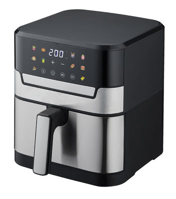 スマートタッチスクリーン 美しい 6qt デジタルエアフライヤー 8 In 1 カスタム オイルフリー 電気 深熱