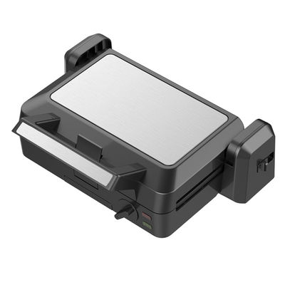 1200W 切断可能なコンタクトグリル 3 プレート 105 180 度 オープン 温度 調整 ボンブ 電気 PTFE 家庭用 BBQ 向け