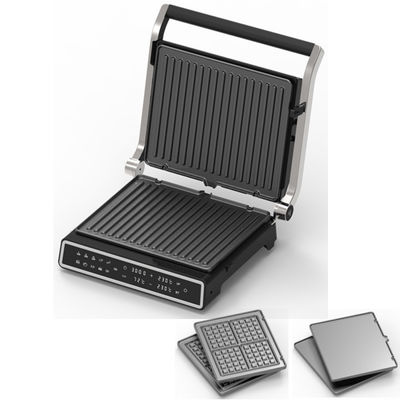 2スライス ディープフィール ワッフル サンドイッチ メーカー 切断可能な BBQ グリル キッチン 調理 電気 グリル グリル