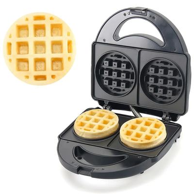 2スライス 850W ミニワッフルメーカー マシン マルチ 形
