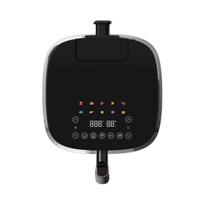 5L ステンレス デジタル タッチ エア フライヤー オーブン 小型 スマート スクウェア 健康 電気 エア フライヤー 家事用