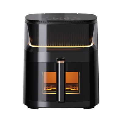 5L ステンレス デジタル タッチ エア フライヤー オーブン 小型 スマート スクウェア 健康 電気 エア フライヤー 家事用