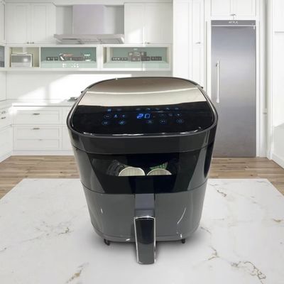 6l スマート 空気フライヤー オーブン ステンレス スチール 多機能 小正方形 健康 電気 家事用