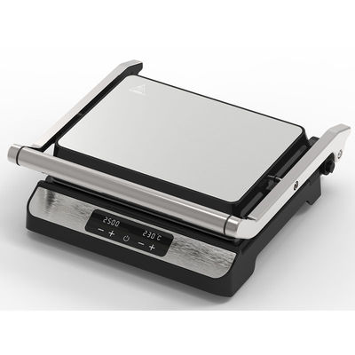 2000W 電動デジタルビッグコンタクト BBQ 無煙グリル 家庭用炊飯器 切断可能 4/6 スライス パニニ メーカー
