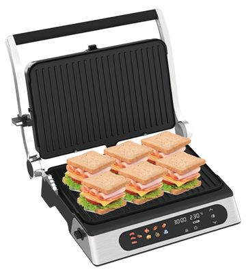 電気エネルギー効率評価A級 2200w ワッフルパニニメーカー 1年保証