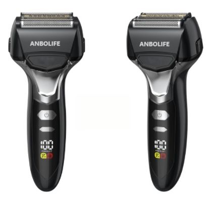 1000mAhバッテリー搭載 メンズ用ポータブル電気シェーバー USB充電式 トラベル&デイリーユース用フォイルシェーバー