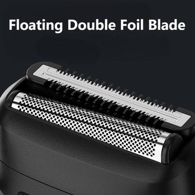 ミニポータブル電気シェーバー IPX7 防水と350mAh バッテリーで60分作業時間