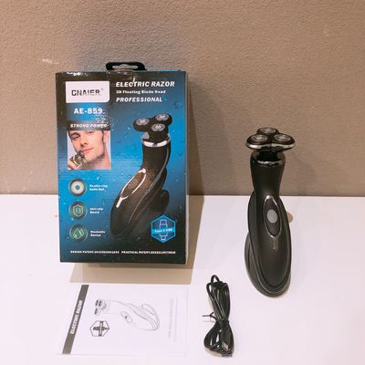 顔用 ステンレス 鋼刃 と プラスチック ハンドル の 持ち運び の 男性 の 電気 剃り 機