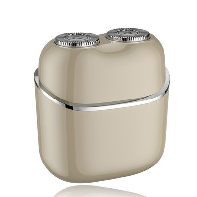 男性用のポータブル ミニ デュアルヘッド 電動剃毛機 完全に洗える 磁気浮遊設計