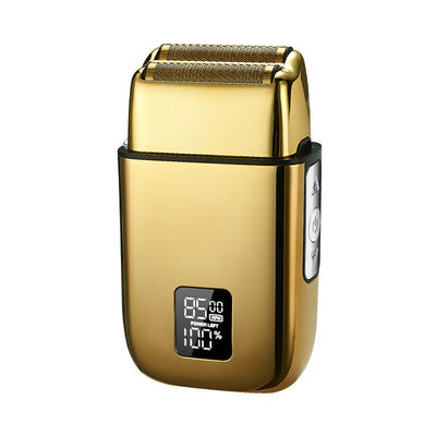 ANBOLIFE レトロメタル充電式ボディシェーバー、IPX5防水、90分稼働時間、600mAhバッテリー搭載