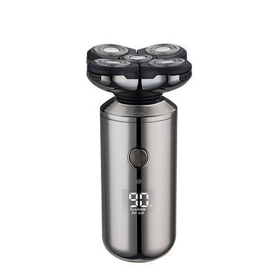 ANBOLIFE スマート 5刃 リチャージ可能な電気剃毛機 デジタルディスプレイ USB電源 メンズ用スペアパーツ無料