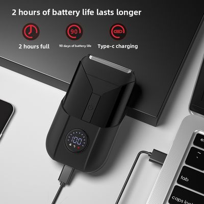 5V パワー・ツイン・ブレード 男性の体剃り用のプラスチック製のハウス付きの電気剃り刀