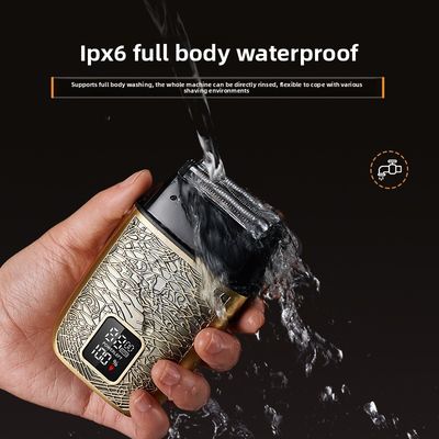 プロの男性用電動剃毛機 500mAh バッテリー ステンレス鋼の刃と全身洗浄