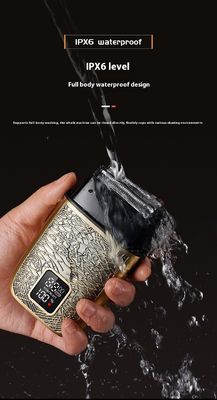 プロの男性用電動剃毛機 500mAh バッテリー ステンレス鋼の刃と全身洗浄