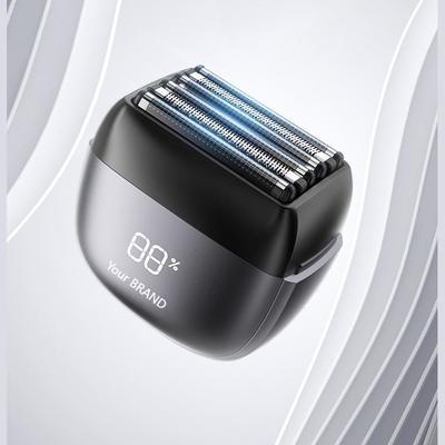 ANBOLIFE 6 Blade 電動剃刀 磁気吸着とリチウムバッテリー 900mAh - IPX7 男性用防水用薄膜剃刀