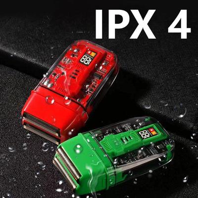 600mAhリチウムイオンバッテリー搭載プロフェッショナル電気シェーバー、1.5時間充電、IPX4防水、男性の顔と体用