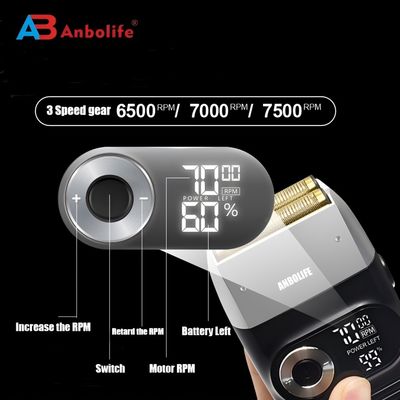 IPX7 防水 男性用電気剃刀 600mAh バッテリーと全身使用のための 60-90分作業時間