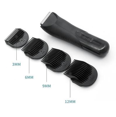 コードレスメンズボディグルーマー 600 mAh バッテリー 61 〜 90 分稼働時間とスムーズなグルーミングのための 6500 rpm モーター