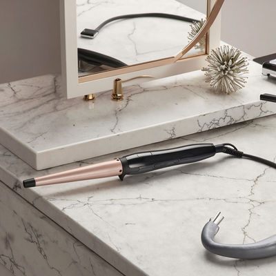 円滑で輝くカールのための1年保証と110-240V電圧の25mmバレルのセラミックヘアカラー