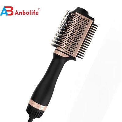 2in1 タイタン製 ヘアブラシスタイラー 1200W パワー 3 温度レベルと 2 速度設定