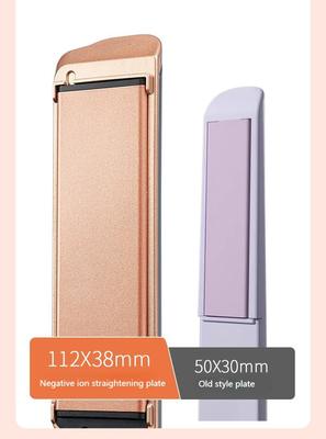 2 in 1 ウェット & ドライ ヘアストレートナー & カーラー、13段階温度設定、急速加熱