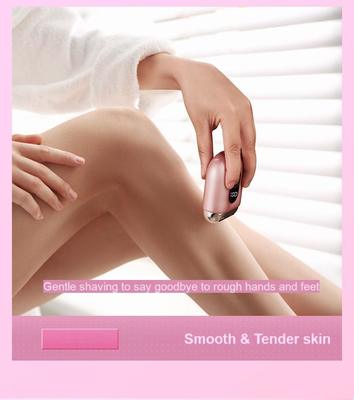 デジタルディスプレイ付きレディース電気シェーバー、充電式450mAh、IPX6防水ボディトリマー、90分間稼働