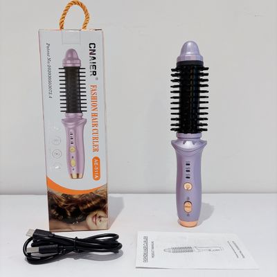 USB充電式コードレスヘアアイロンブラシ、73W出力、1~3時間の充電時間で簡単ヘアスタイリング