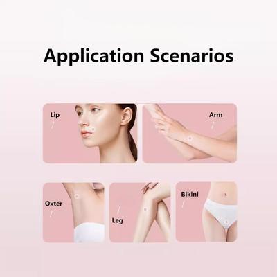 女性用電動剃毛機 90分作業時間400mAhバッテリー - 全身ダブルヘッドトリマー