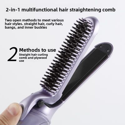 35Wパワー デュアルユース ヘアアイロン&カールアイロン、トルマリンセラミックプレート付き