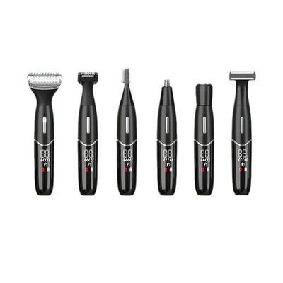 USB充電式電気シェーバー、600mAhバッテリー、90分稼働時間、ステンレス鋼ブレード、パーソナルグルーマー
