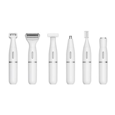 USB充電付きの6インワン多機能電気剃り機セット 眉を削ったり家庭で使用したりするために完全に防水