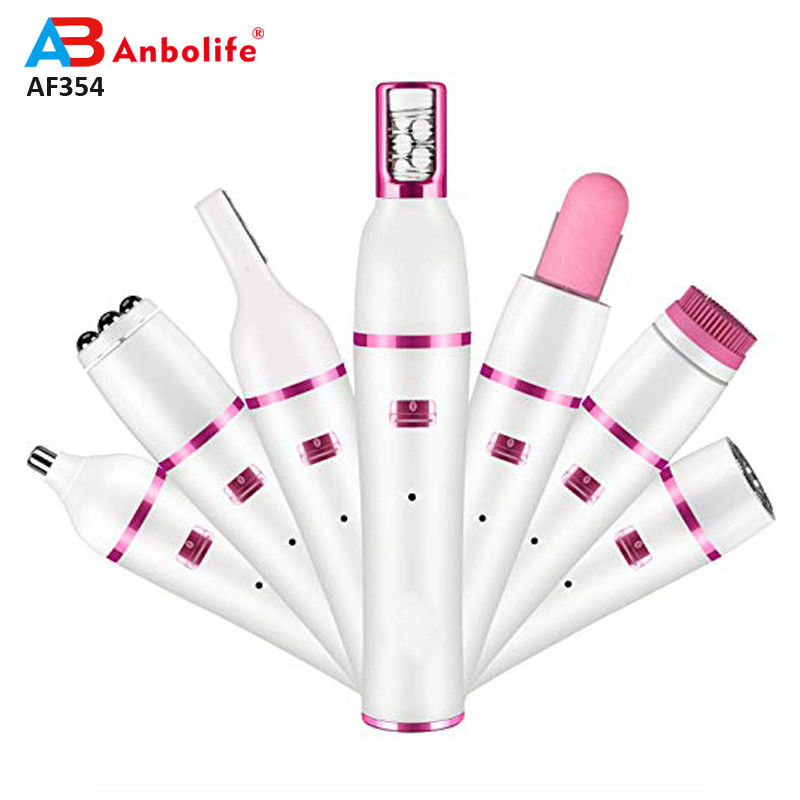 7 in 1 レディースパーソナルケア 電気マニキュアセット 眉毛 トリマー 鼻 トリマー 女性 整形キット