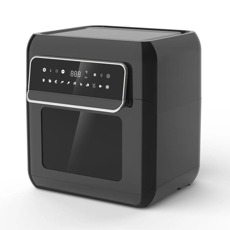 デジタルエアフライヤーオーブン 12L 12つのワンタッチプログラム ローテージ トースター デヒドレーター スマートキッチン機器 フレイドーラ シーンオイート