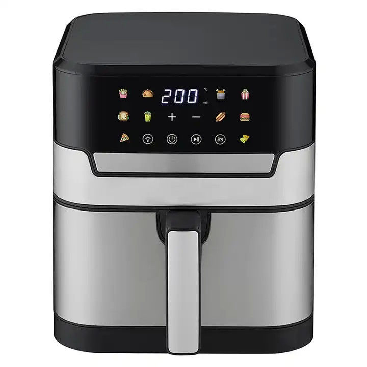 スマートタッチスクリーン 美しい 6qt デジタルエアフライヤー 8 In 1 カスタム オイルフリー 電気 深熱