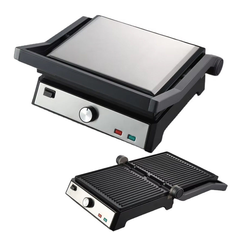 電気コンタクト BBQ 無煙グリル 家庭用炊飯器 切断可能 4/6 スライス パニニ メーカー