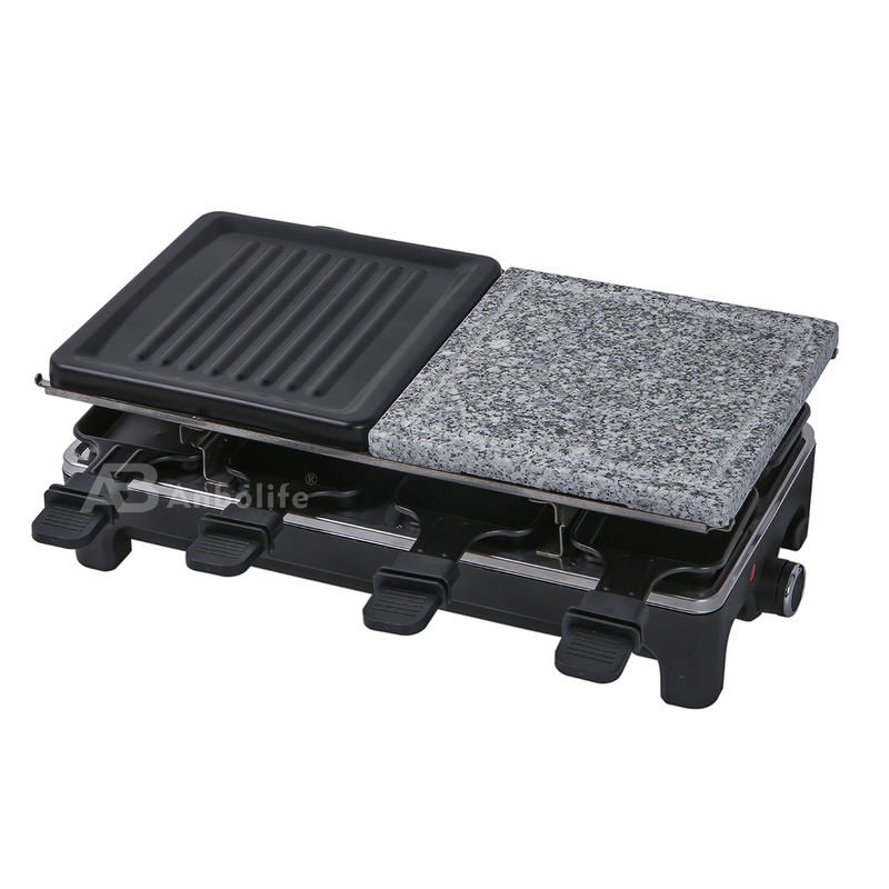 Anbolife 1500W 電気ラクレットグリル、ノンスティック表面