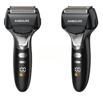 1000mAhバッテリー搭載 メンズシェーバー 電気シェーバー フローティングブレード採用 スムーズな剃り心地を実現する透明デザイン