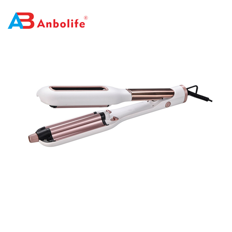 プロのヘアスタイリング用、急速加熱と1年保証付きのサイズ調整可能なカールアイロン