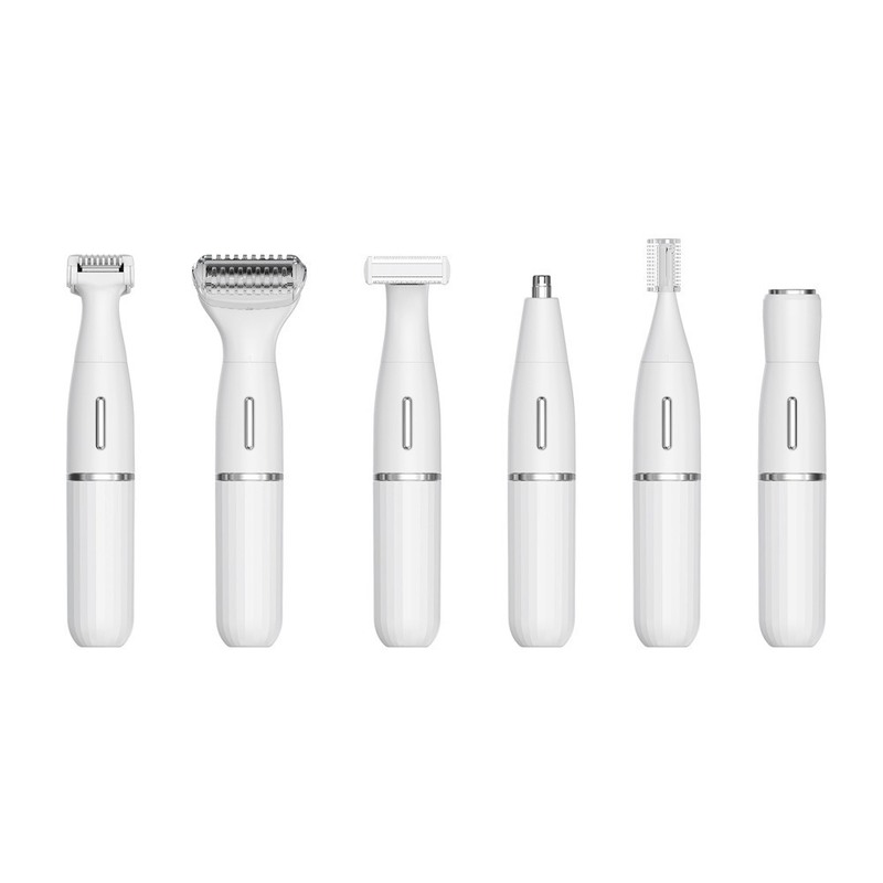 USB充電付きの6インワン多機能電気剃り機セット 眉を削ったり家庭で使用したりするために完全に防水
